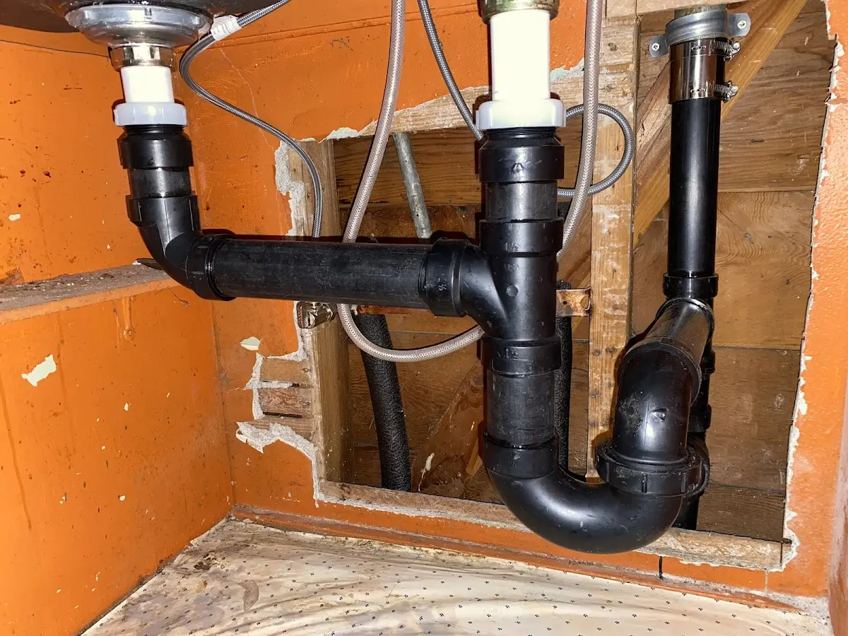 Professional Repiping Services equipment and tools on the job in Camden